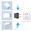 Europe to US Plug Adapter, HICITY 8-Pack Travel Power Plug