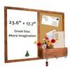 Dry Erase White Board and Cork Board, Magnetic Whiteboard &