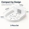 2PCS Wall Mounted Camera Bracket Adhesive, No Drilling, Household Indoor