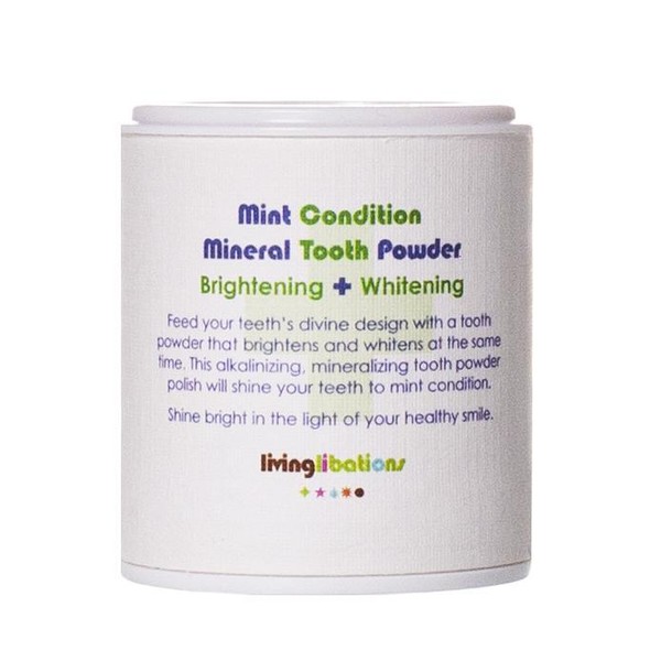 Living Libations Mint Condition Mineral Tooth Powder, 50ml
