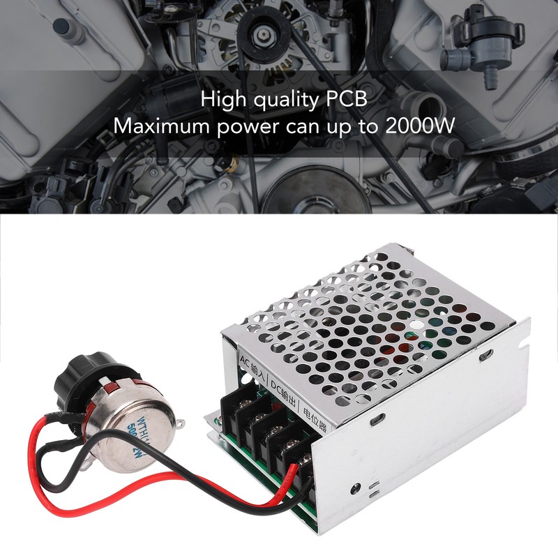 DC Motor Speed Regulator Overcurrent Protection Lightweight Portable Motor Speed