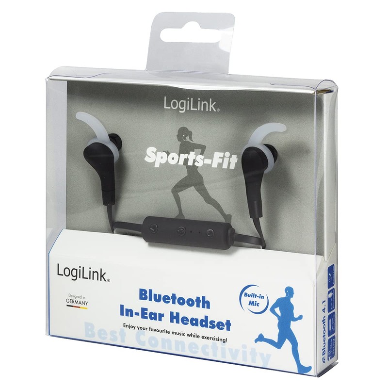 LogiLink BT0040 - Bluetooth (V5.0) Stereo In-Ear Headset für ein