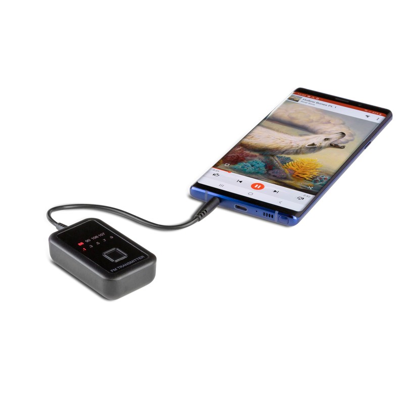 Scosche FMT7-SP1 Tune-Tone FM Stereo Transmitter with Built-in 3.5mm AUX