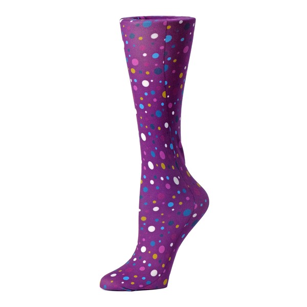 Cutieful Therapeutic Sheer 8-15 mmHg Compression Hosiery - Abstract Polka Dot