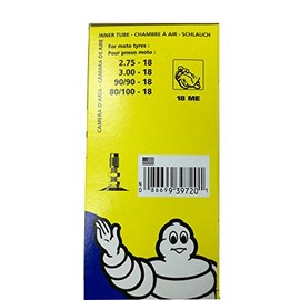 Michelin Bicycle Inner Tube 18 ME Valve TR4 (2.75-18, 3.00-18, 80/100-18, 90/90-18)
