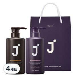 J.Sup Silk Keratin Protein Shampoo + Hair Pack Treatment Set, 4 Sets / 제이숲 실크 케라틴 단백질 샴푸 + 헤어팩 트리트먼트 세트, 4세트