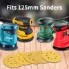 100 pcs Sanding Discs - 5 inch/125 mm, 8 Holes,