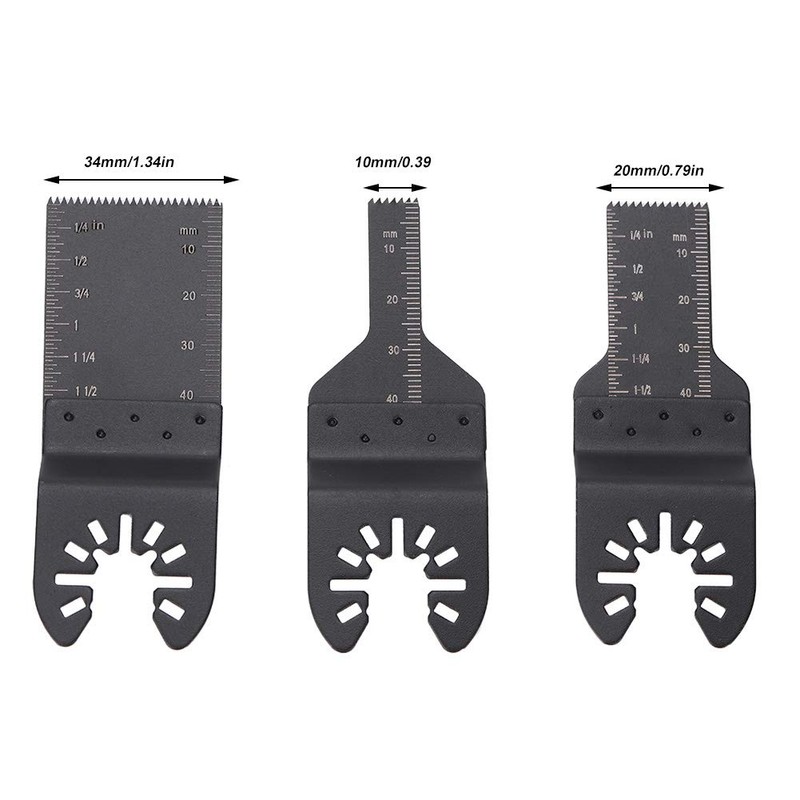 3 Pcs Oscillating Multi Tool for Metal Wood Quick Release
