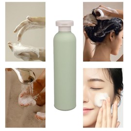 CARTSMING 2 Pcs Empty Shampoo Bottles Flip Cap Shower Gel Bottle Refillable Squeeze Containers Be Suitable for toiletries Shower Gel Lotions Cream Body Wash Conditioner