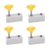 Set of 4 Sliding Window Lock, Adjustable Window Security Lock