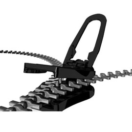 6pcs Black Universal Instant Fix Zipper Repair Kit Replacement Teeth Zippers Zip Slider and Nice Fasteners