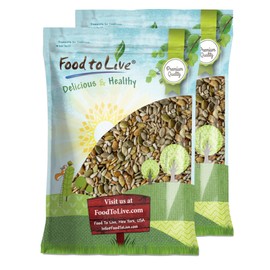 Food to Live Dry Roasted Sunflower and Pumpkin Seed Mix with Himalayan Salt, 16 Pounds – Oven Roasted, Lightly Salted, No Oil, Rich in Protein, Perfect for Baking and Salads, Vegan, Kosher, Bulk