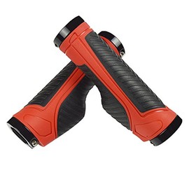 JPFASHIONING Ergonomic Lockable Bicycle Handlebar Grips Widen Holding Surface Double Cycle Bicycle Mountain Bike BMX Folding