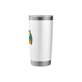 Corgi Umbrella Dog Funny Raincoat Stainless Steel Insulated Tumbler