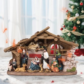 Ovewios Christmas Nativity Sets