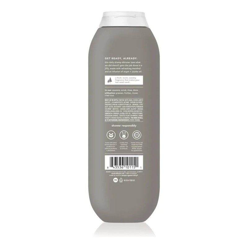 Method Men Shampoo Acondicionador 2-en-1 Cedro Ciprés 414ml