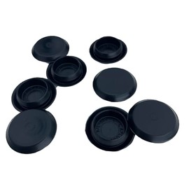 8 Pack New Flexible 3/4" Black Plastic Hole Plugs BPF-3/4