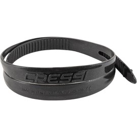 Cressi Swim Goggles Silicone Strap, Black