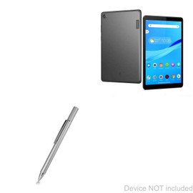 BoxWave Stylus Pen Compatible with Lenovo Tab M8 (2nd Gen) HD - FineTouch Capacitive Stylus, Super Precise Stylus Pen for Lenovo Tab M8 (2nd Gen) HD - Metallic Silver