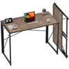 Coavas Folding Desk No Assembly Required, 39.4 inch Writing Computer