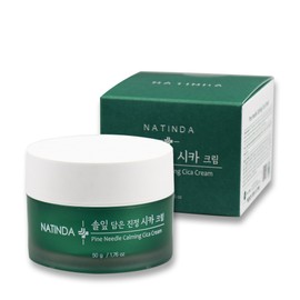 Natinda pine needle soothing cica cream 50g soothing care for sensitive skin troubles / 나틴다 솔잎 담은 진정 시카크림 50g 예민한 피부 트러블 진정케어