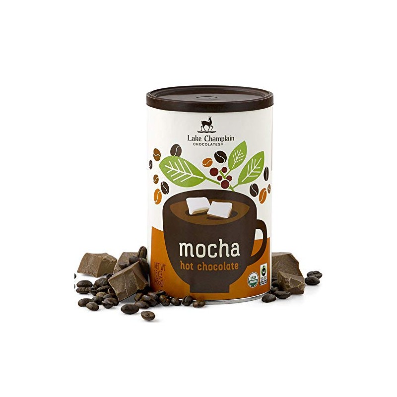 Lake Champlain Chocolates Mocha Hot Chocolates,Net wt 16 oz
