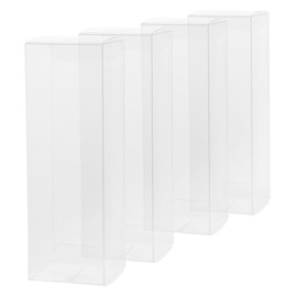 BESPORTBLE 4pcs Transparent Golf Ball Display Case Clear Storage Box for Golf Balls Protective Elegant Gift Box for Enthusiasts for Showcasing Prized Collections