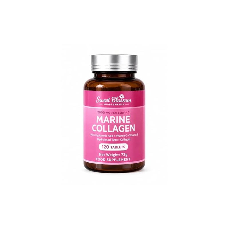 Marine Collagen Tablets 2000mg, 120 Tablets