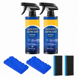 Quick Effect Coating Agent for Car Car Coating Spray for Shine & Protection, Quick-Acting Car Scratch Wax Coating Spray for Scratch, Oil Film Removal, Hydrophobic Coating