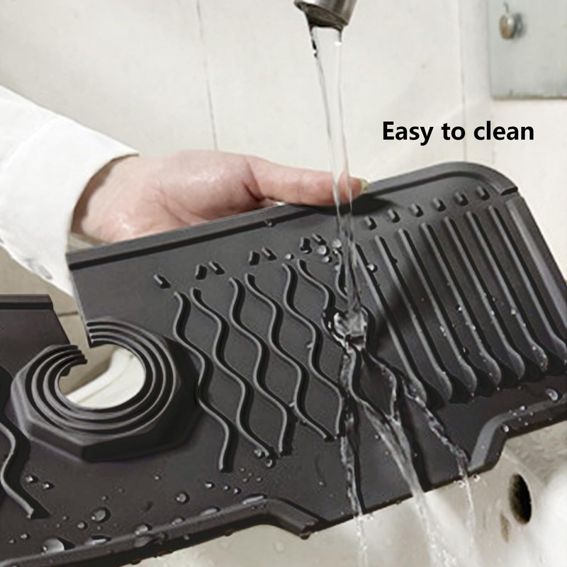Dish Drying Mat Drain Cushion In The Sink Organiser Bathroom