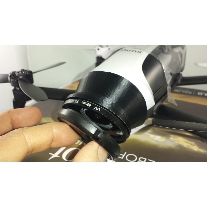 Lens UV 52mm & Filter Slip on for Parrot Bebop