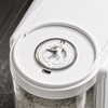 Huishun 25 Lbs Rice Container with Measuring Cup, Upgraded Built-in
