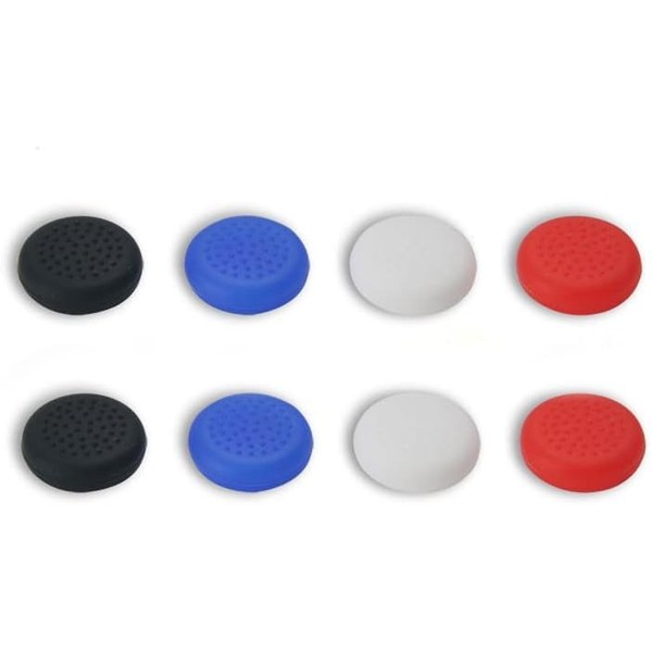 8PCS Silicone Joystick Cap Thumb Grip Stick Cap Cover for