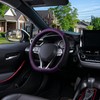 SEG Direct D Shaped Steering Wheel Cover for 14.5-15 inch
