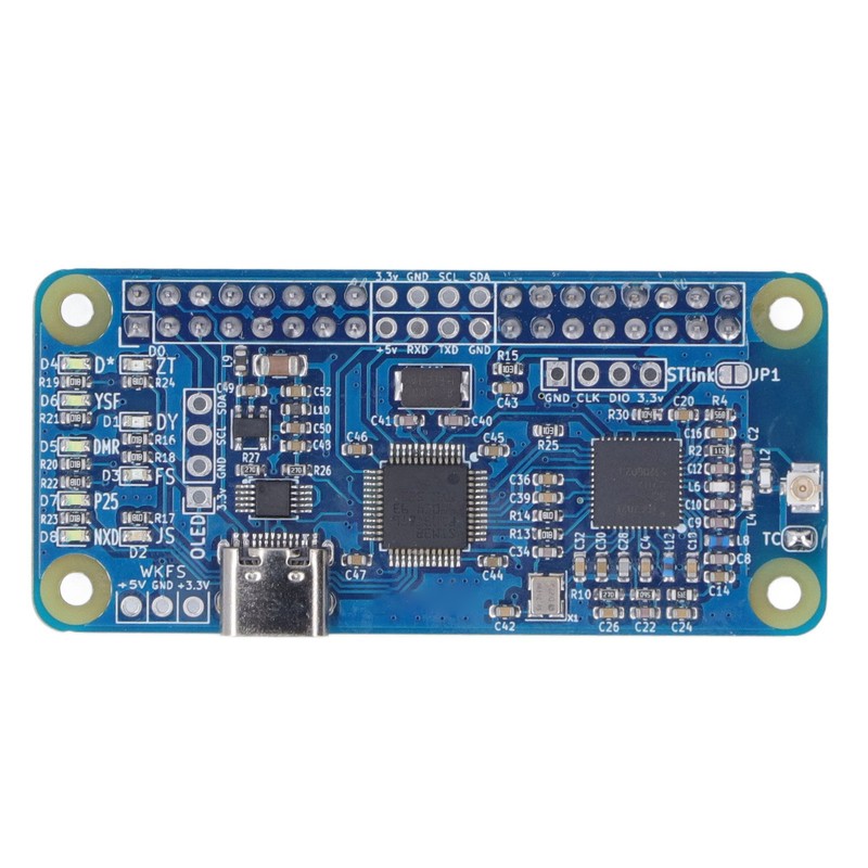 MMDVM Simplex Hotspot Main Board with Pin Header Supports for