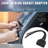 A ABSOPRO Taillight License Plate Lamp Light Wiring Socket Adapter