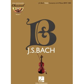 Hal Leonard Bach: Violin Concerto In A Minor, Bwv 1041 Classical Play-Along Book/CD Vol. 7