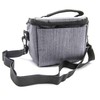 vhbw Polyester Photo Bag Grey Compatible with Panasonic Lumix DMC-GM5,