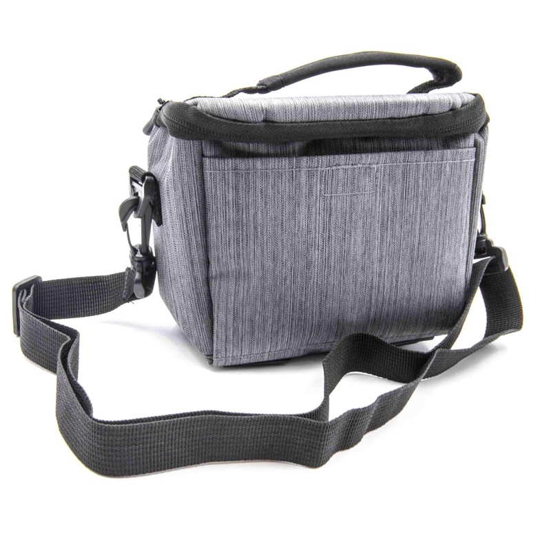vhbw Polyester Photo Bag Grey Compatible with Panasonic Lumix DMC-GM5,