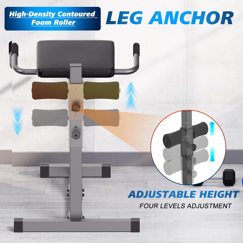 Marcy Adjustable Hyperextension Roman Chair / Exercise Hyper Bench JD-3.1