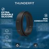 ThunderFit - Anillos para hombre, 12.5-13 (22.2mm), Silicona