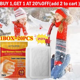 Unbranded 60 PCS Hand Warmer + Body SUPER Warmers  18-hour Extra Long Activation - (Only) Towel x1