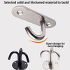 CLSSLVVBN 10pcs/Set Stainless Steel Eye Plate and Hook Set for