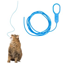 Niko and Oscar's Cat Toys | The Blue String | Cat String Toy | (Blue, 1-Pack, Chonky)