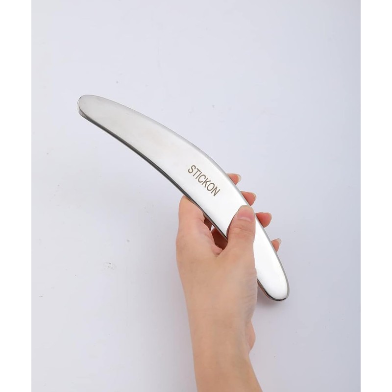 STICKON Medical Grade Stainless Steel Gua Sha Set 2pcs Scraping