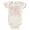 MAPTOTE Map One Piece - Unisex Baby Organic Cotton Short