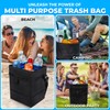 EcoNour Foldable Car Trash Bag Hanging, Garbage Bag and Waterproof