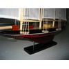Atlantic Hand Made Wooden Model Sailing Ship 14" White Sail