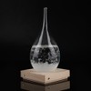 Storm Glass Drop shaped Storm Bottle Desktop Weather Station Predictor