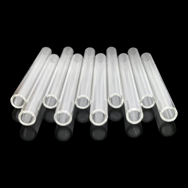 HZCPENG 10 Pcs Clear Glass Tubes 4 Inches Long 10mm